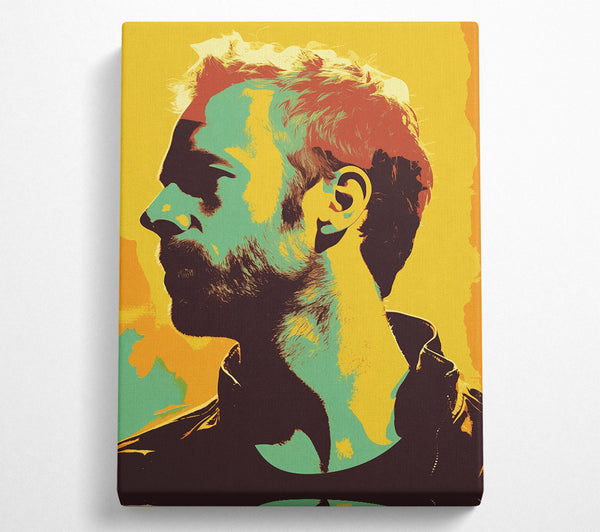  A Canvas Print of Technicolor Portrait Canvas Art