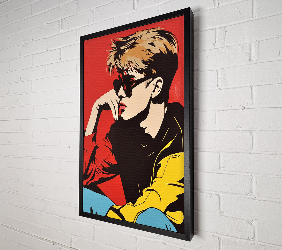  A Canvas Print of Cool Customer Canvas Wall Art