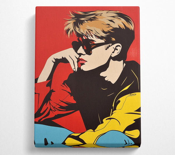  A Canvas Print of Cool Customer Canvas Wall Art