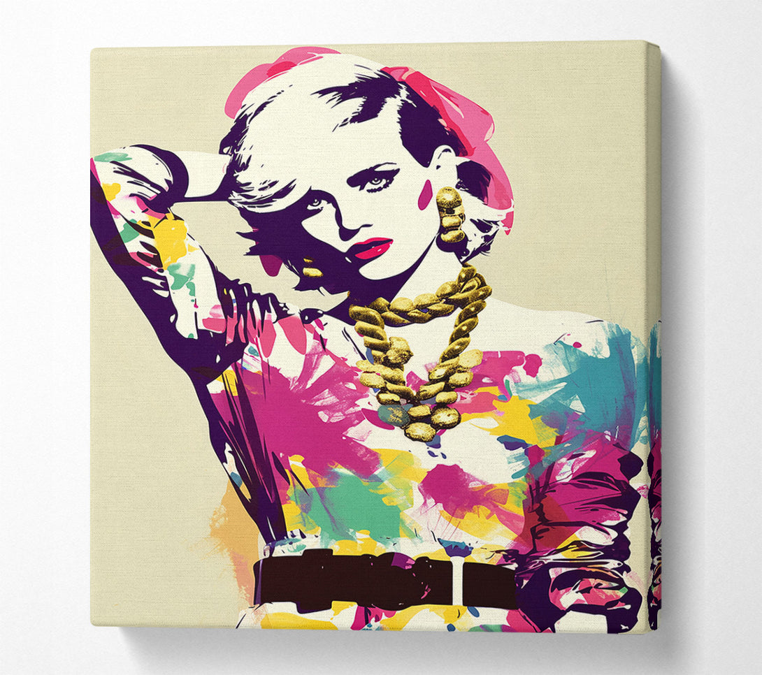  A Canvas Print of Material Girl Canvas Art