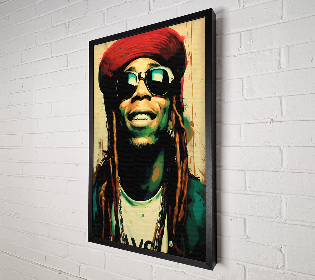  A Canvas Print of The Green Smile Canvas Art