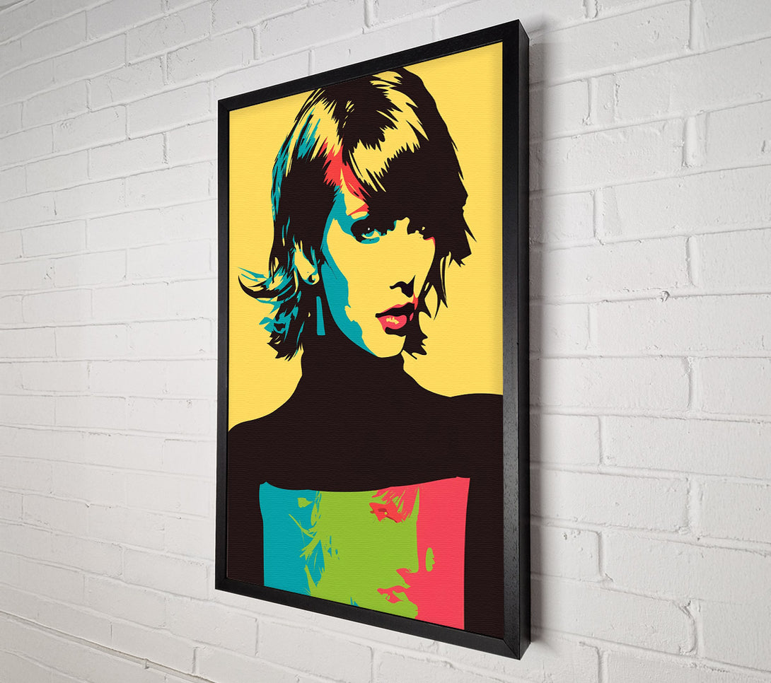  A Canvas Print of Geometric Portrait Canvas Art