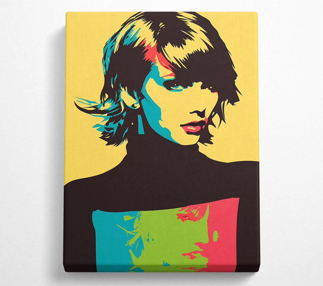  A Canvas Print of Geometric Portrait Canvas Art