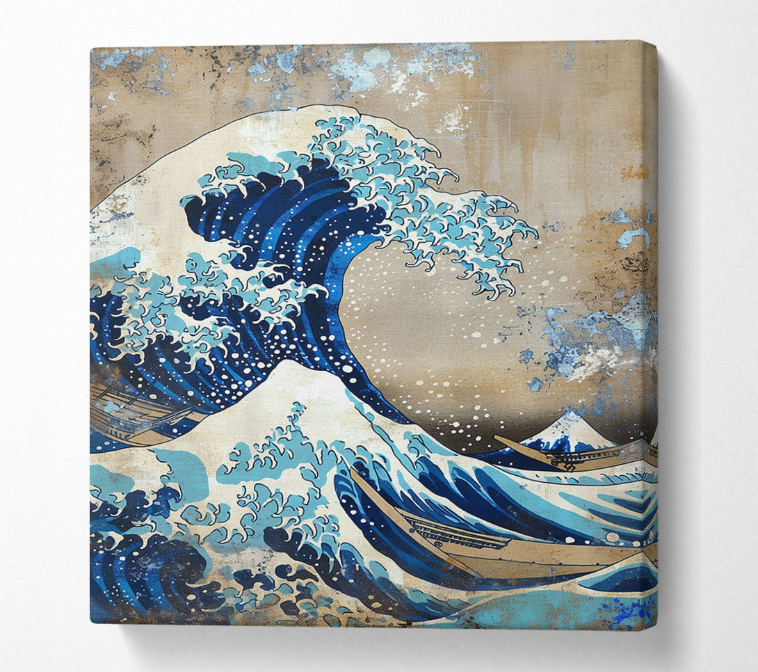  A Canvas Print of The Great Wave Off Kanagawa Canvas Print