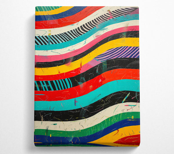  A Canvas Print of Rhythms Of The City Canvas Wall Art