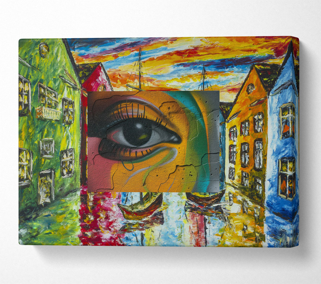  A Canvas Print of Eye Of The Beholder Canvas Art