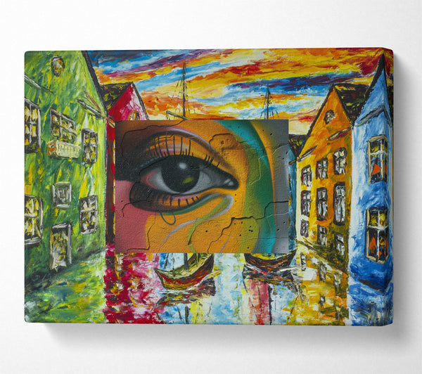  A Canvas Print of Eye Of The Beholder Canvas Art