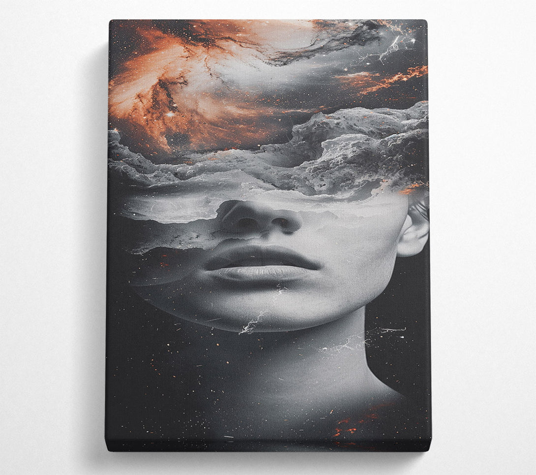  A Canvas Print of Cosmic Muse Canvas Wall Art