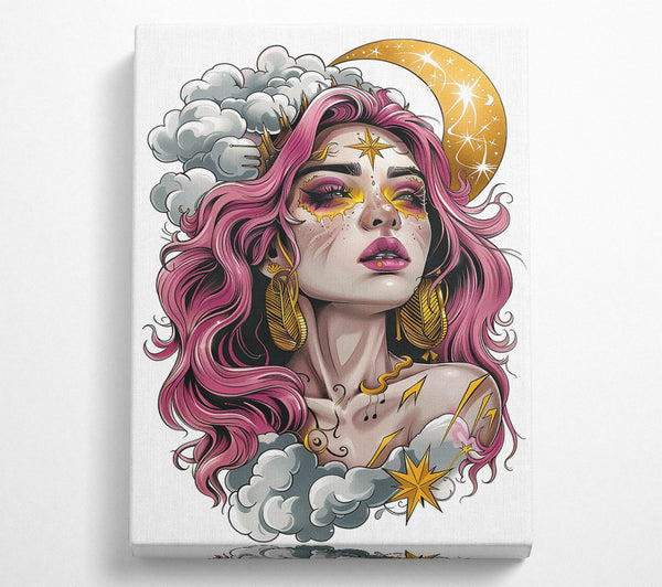 A Canvas Print of Celestial Queen Canvas Wall Art