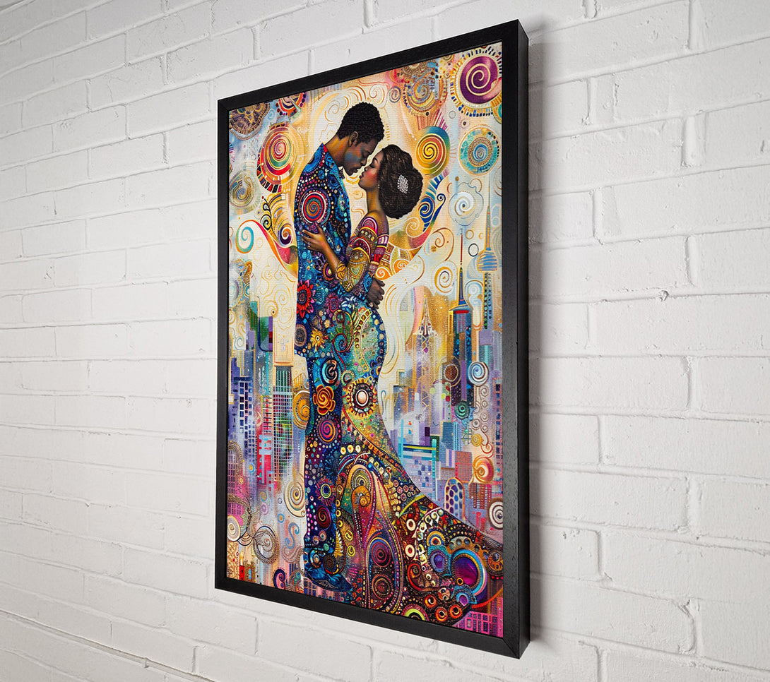  A Canvas Print of Love In The City Canvas Art