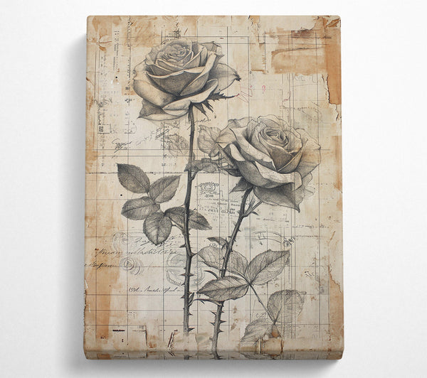  A Canvas Print of Love Letter Canvas Print