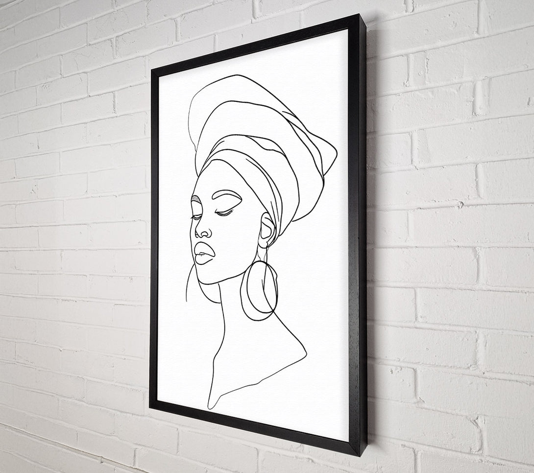  A Canvas Print of Graceful Lines Canvas Print