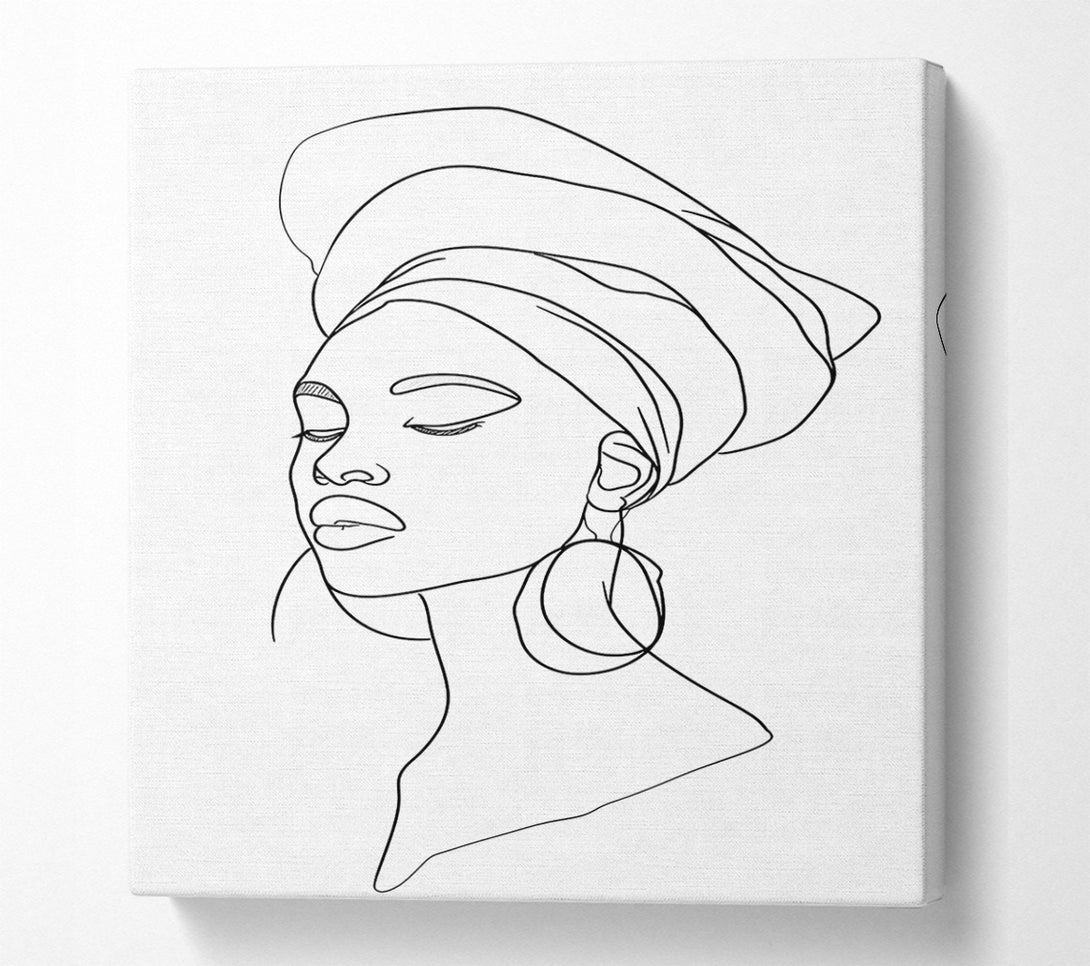  A Canvas Print of Graceful Lines Canvas Print