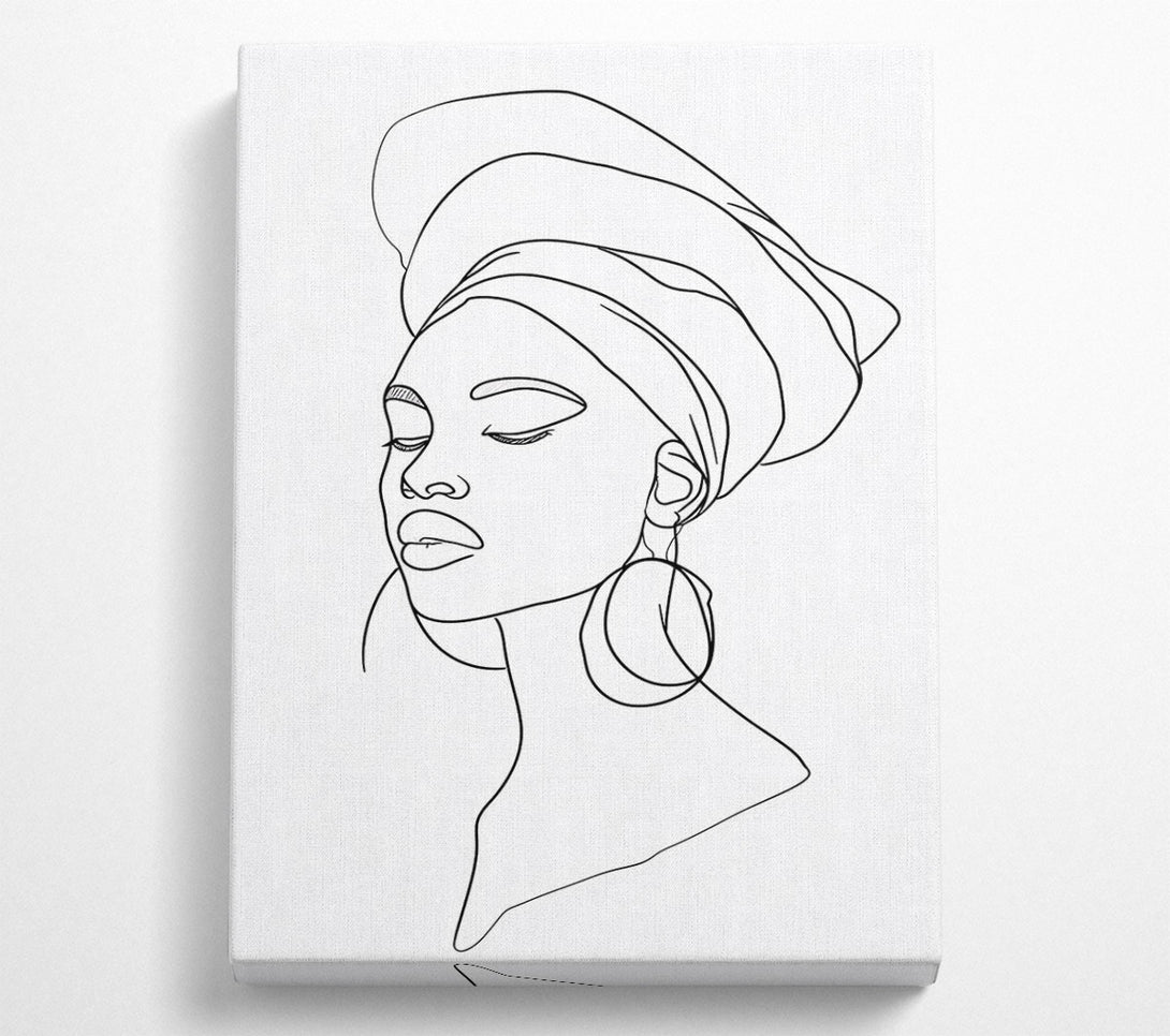  A Canvas Print of Graceful Lines Canvas Print