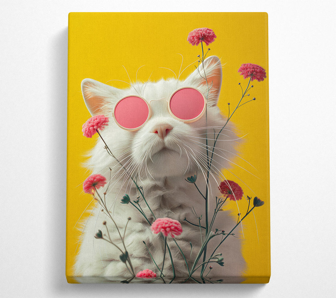  A Canvas Print of Cool Kitty Canvas Art