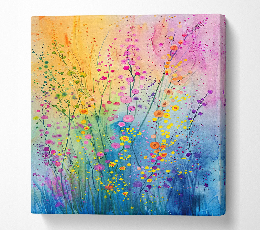  A Canvas Print of Field Of Joy Canvas Wall Art