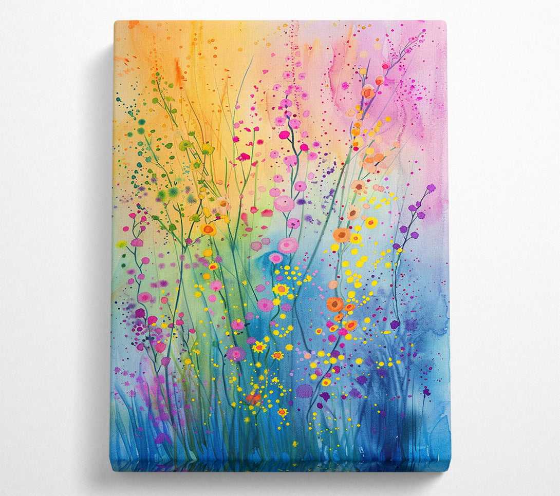  A Canvas Print of Field Of Joy Canvas Wall Art