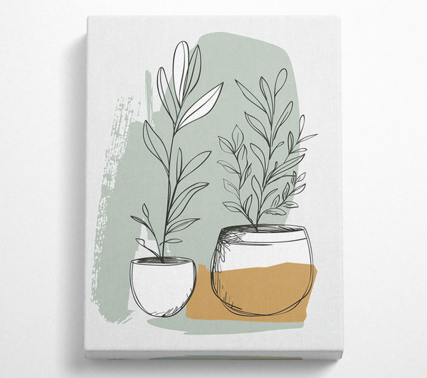  A Canvas Print of A Leafy Affair Canvas Print