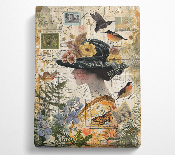  A Canvas Print of A Lady'S Garden Canvas Art