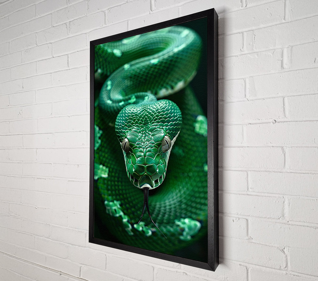  A Canvas Print of Serpent'S Gaze Canvas Wall Art