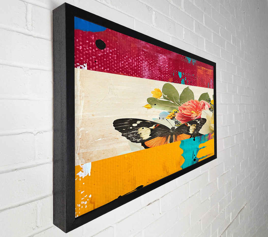  A Canvas Print of Blossoms And Butterflies Canvas Print