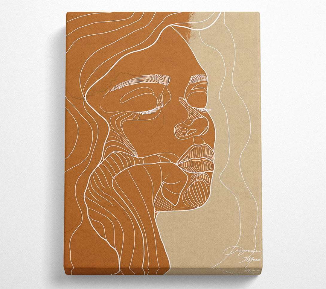  A Canvas Print of Graceful Lines Canvas Print