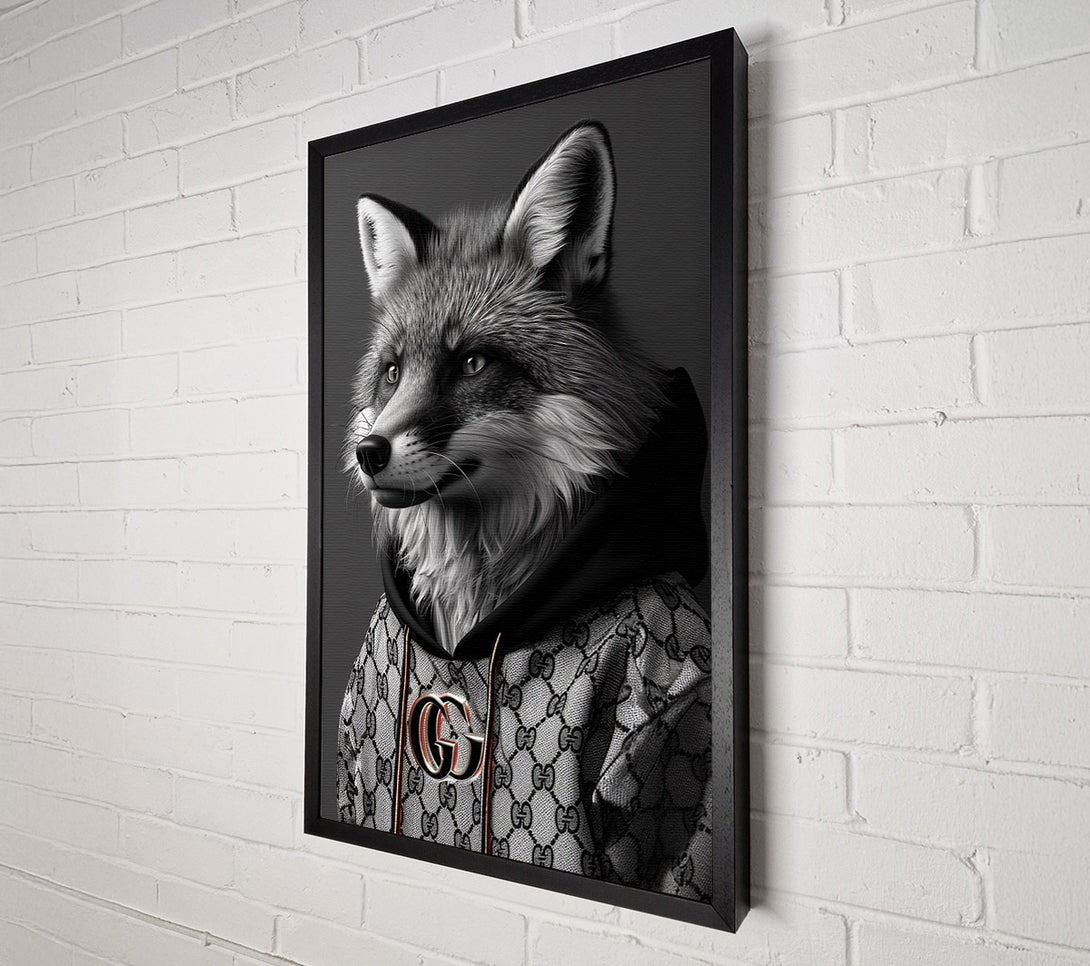  A Canvas Print of The Gucci Fox Canvas Wall Art