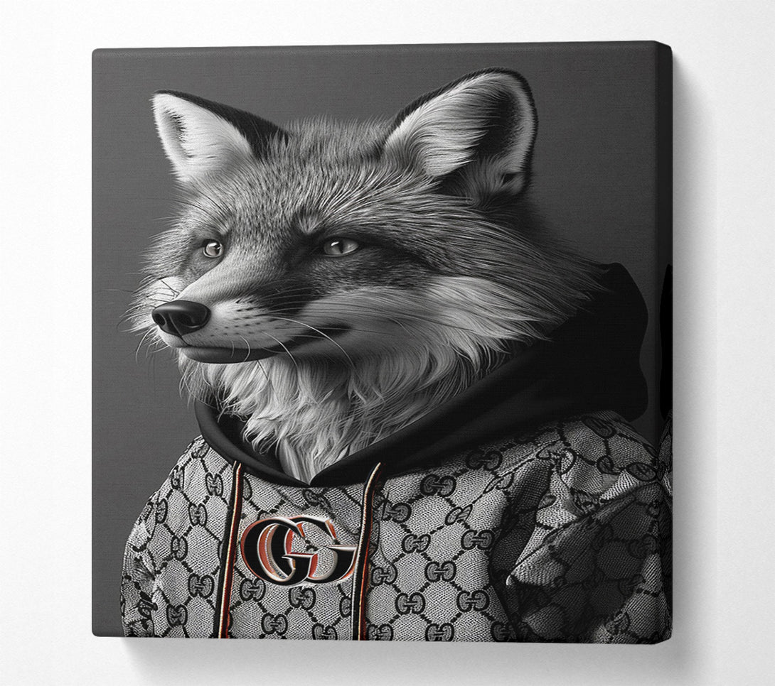  A Canvas Print of The Gucci Fox Canvas Wall Art