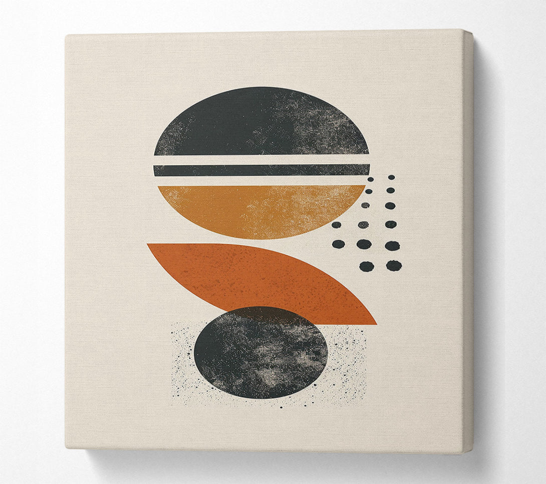  A Canvas Print of Mid Century Modern Canvas Print