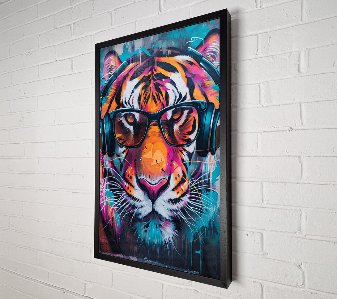  A Canvas Print of The Tiger Of Sound Canvas Wall Art
