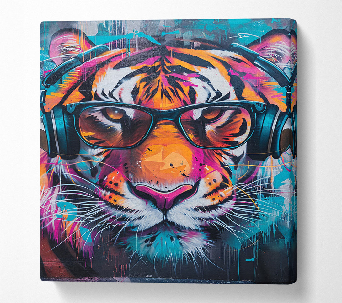  A Canvas Print of The Tiger Of Sound Canvas Wall Art