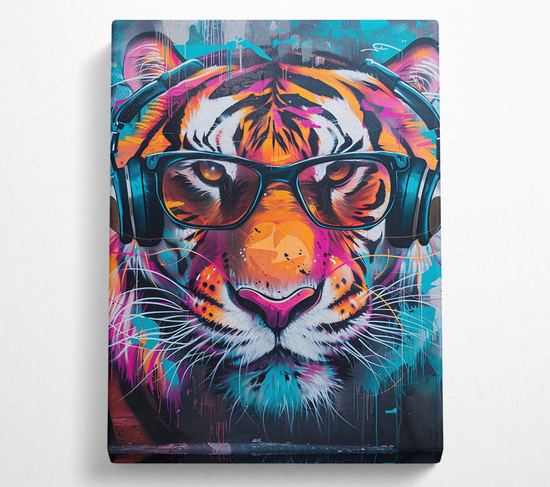  A Canvas Print of The Tiger Of Sound Canvas Wall Art