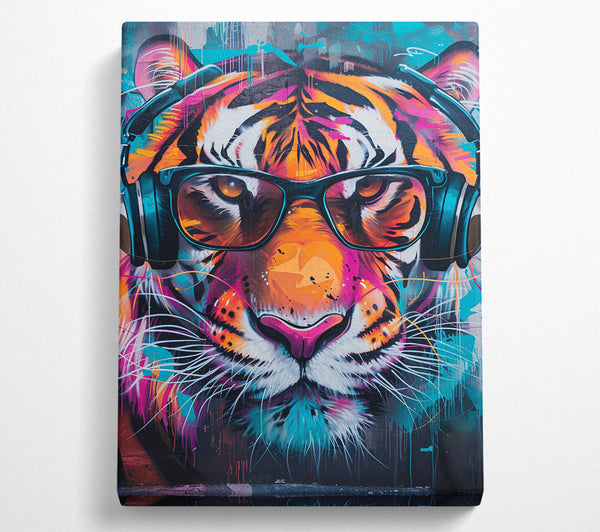  A Canvas Print of The Tiger Of Sound Canvas Wall Art