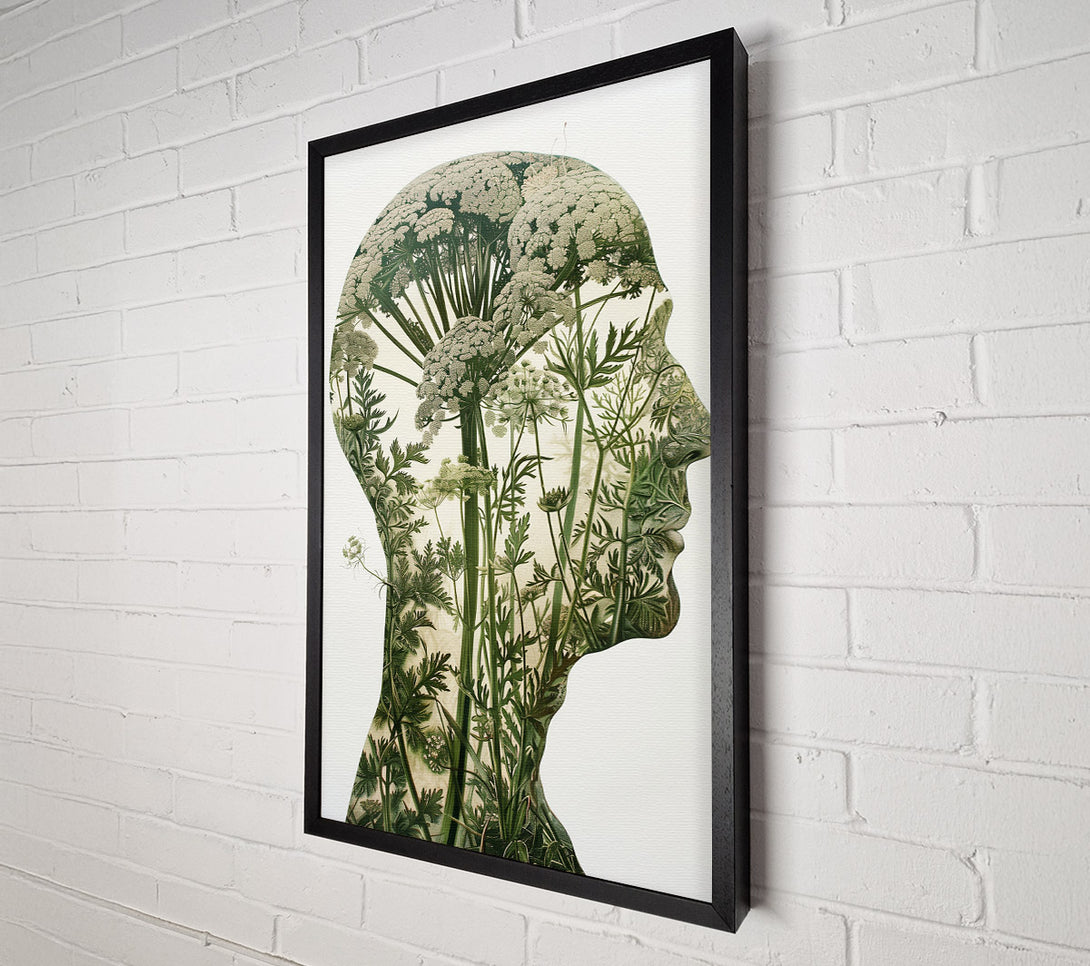  A Canvas Print of Botanical Brain Canvas Print