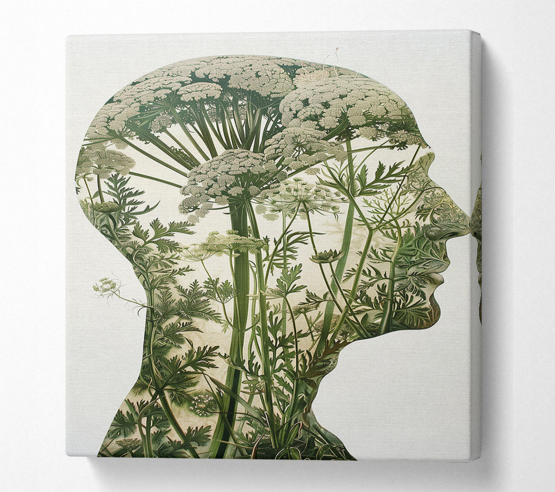  A Canvas Print of Botanical Brain Canvas Print
