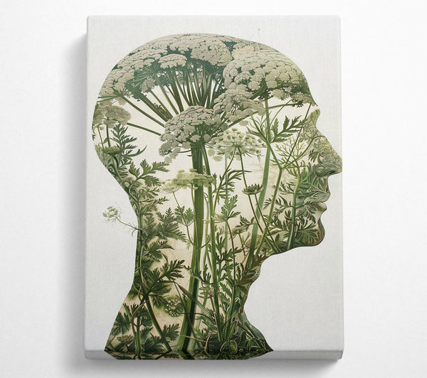  A Canvas Print of Botanical Brain Canvas Print