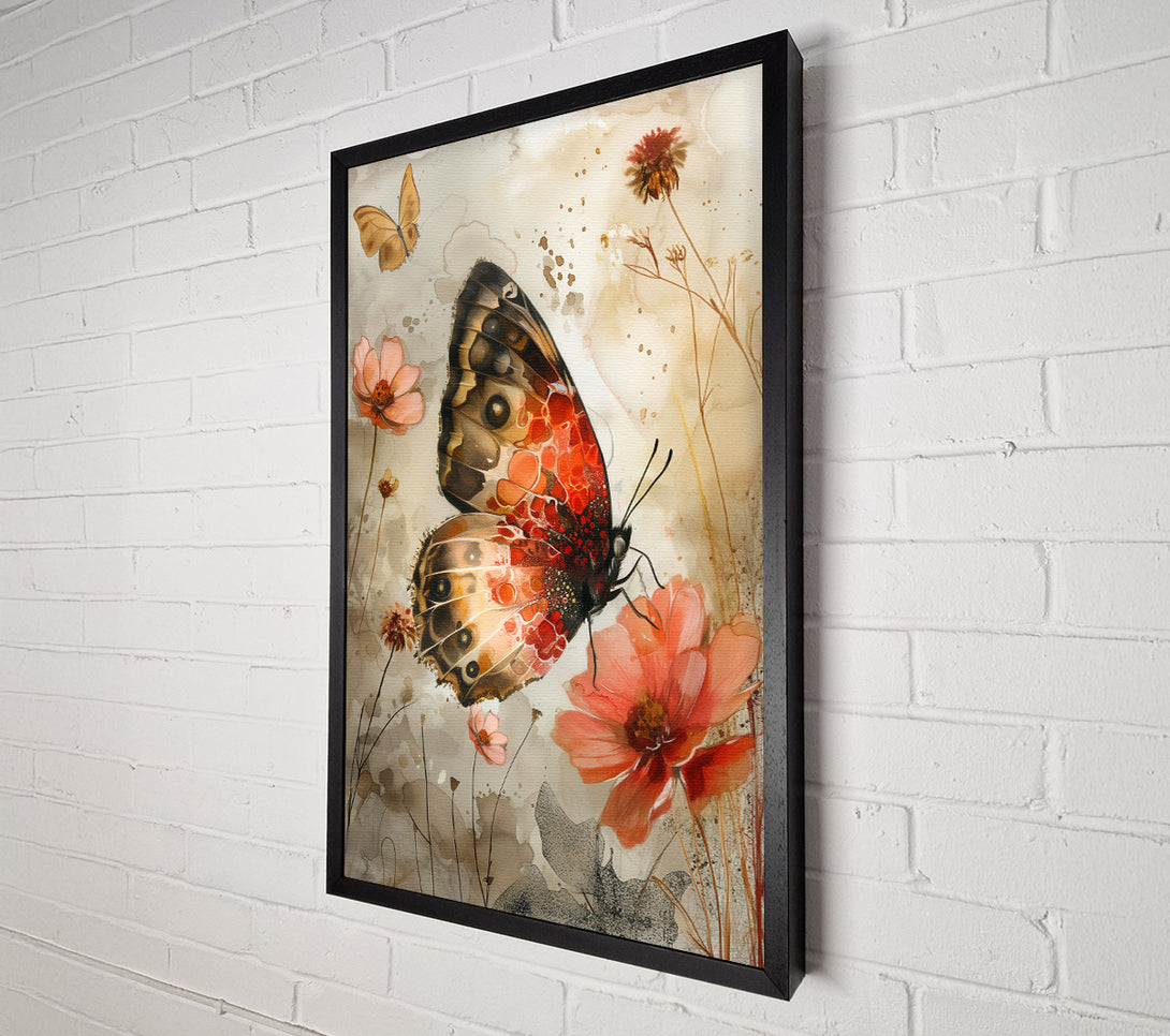  A Canvas Print of Crimson Wings Canvas Print