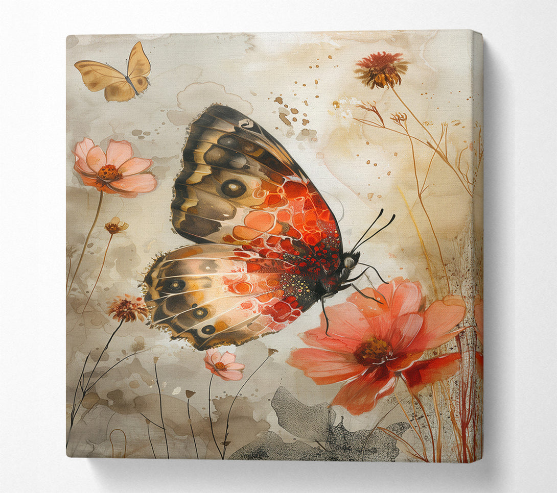  A Canvas Print of Crimson Wings Canvas Print