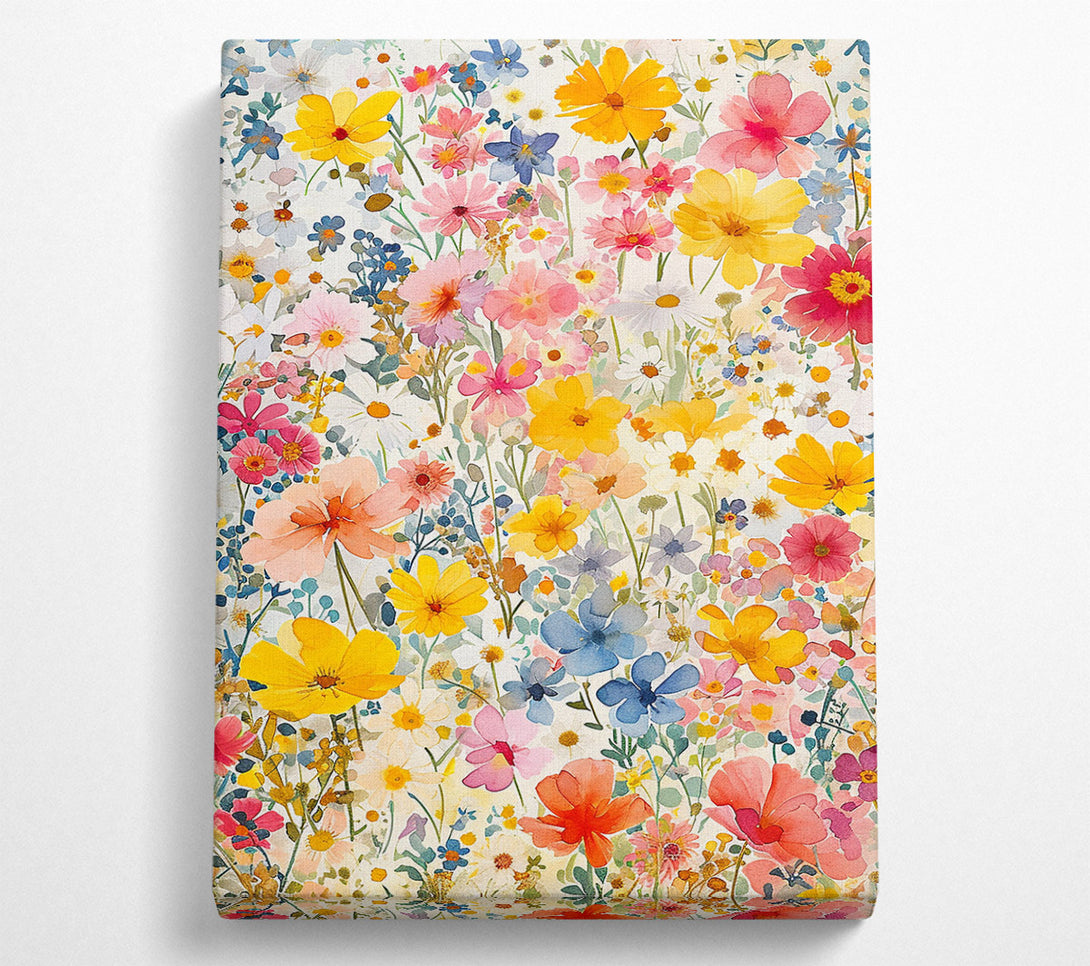  A Canvas Print of Field Of Joy Canvas Wall Art