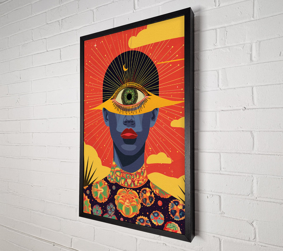  A Canvas Print of The All-Seeing Eye Canvas Wall Art