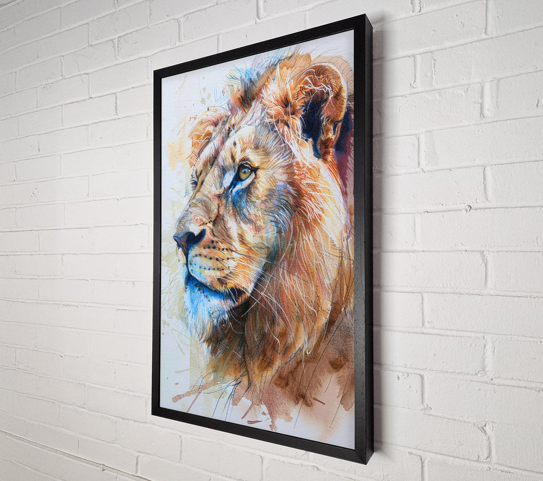  A Canvas Print of His Territory Canvas Print