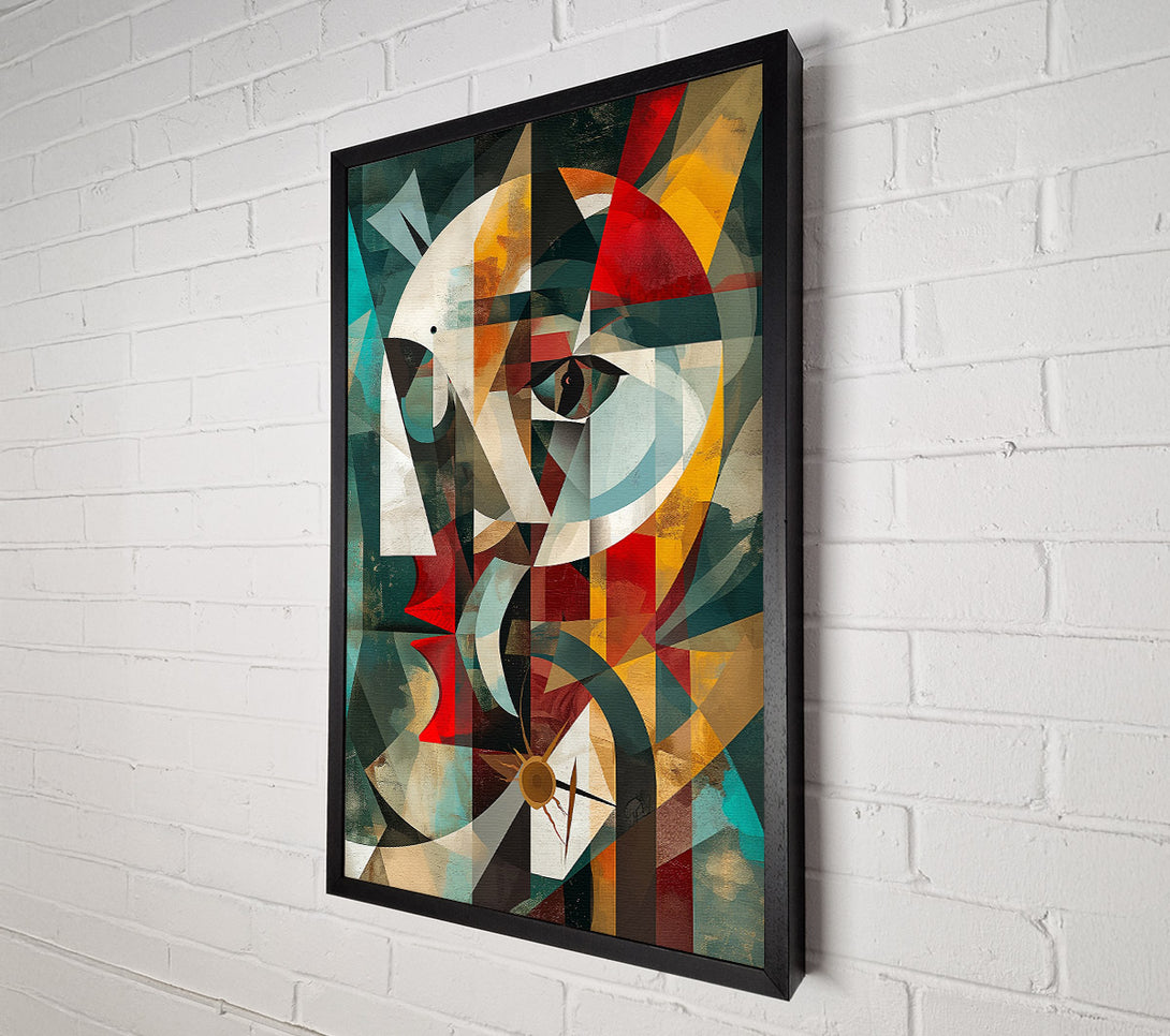  A Canvas Print of The Cubist'S Muse Canvas Print