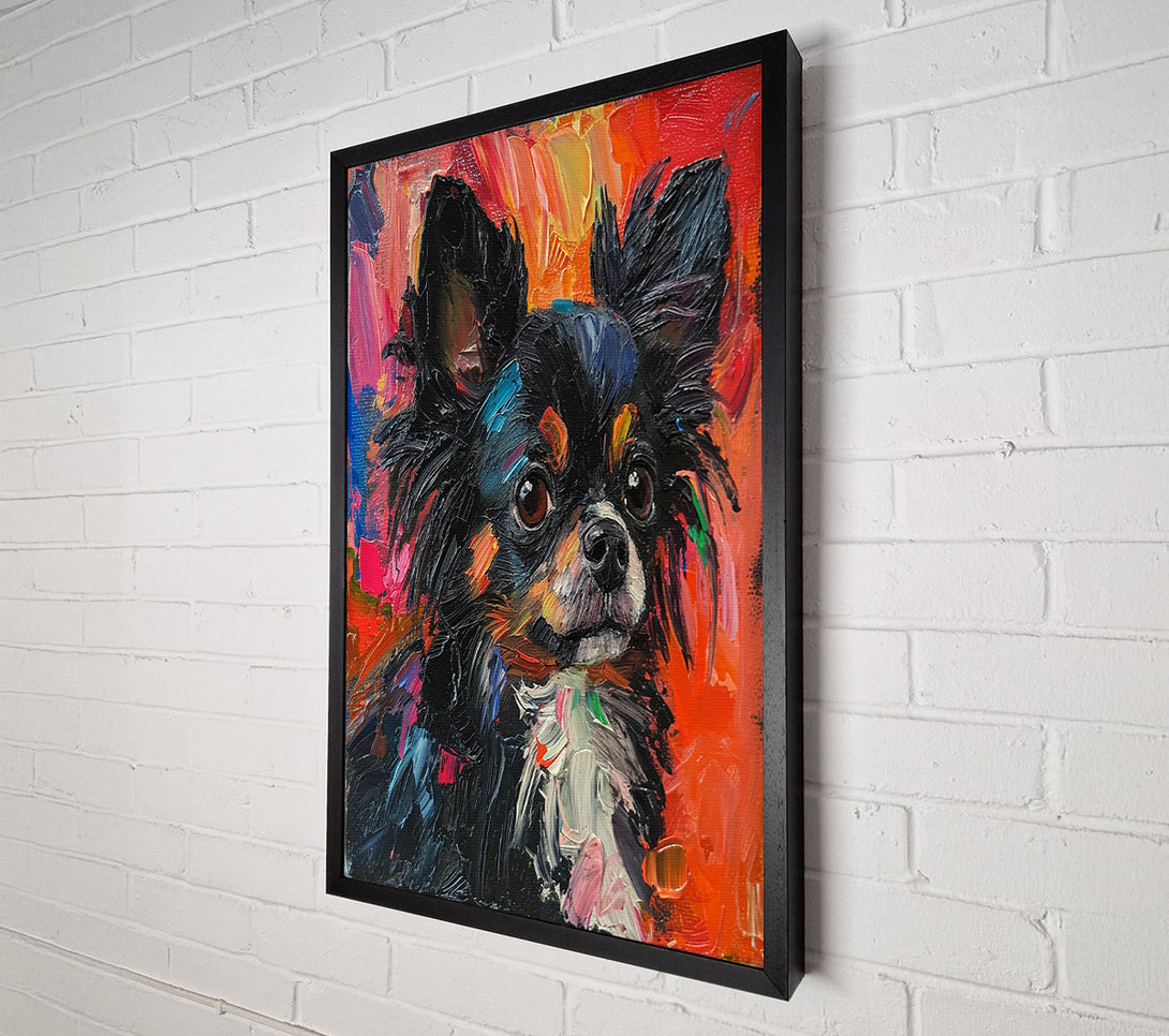  A Canvas Print of Chihuahua In Red Canvas Art