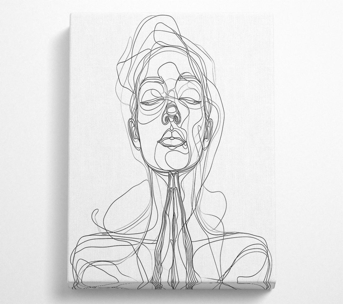  A Canvas Print of The Power Of Prayer Canvas Art