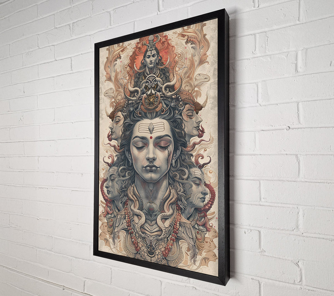  A Canvas Print of Shiva, The Destroyer Canvas Art