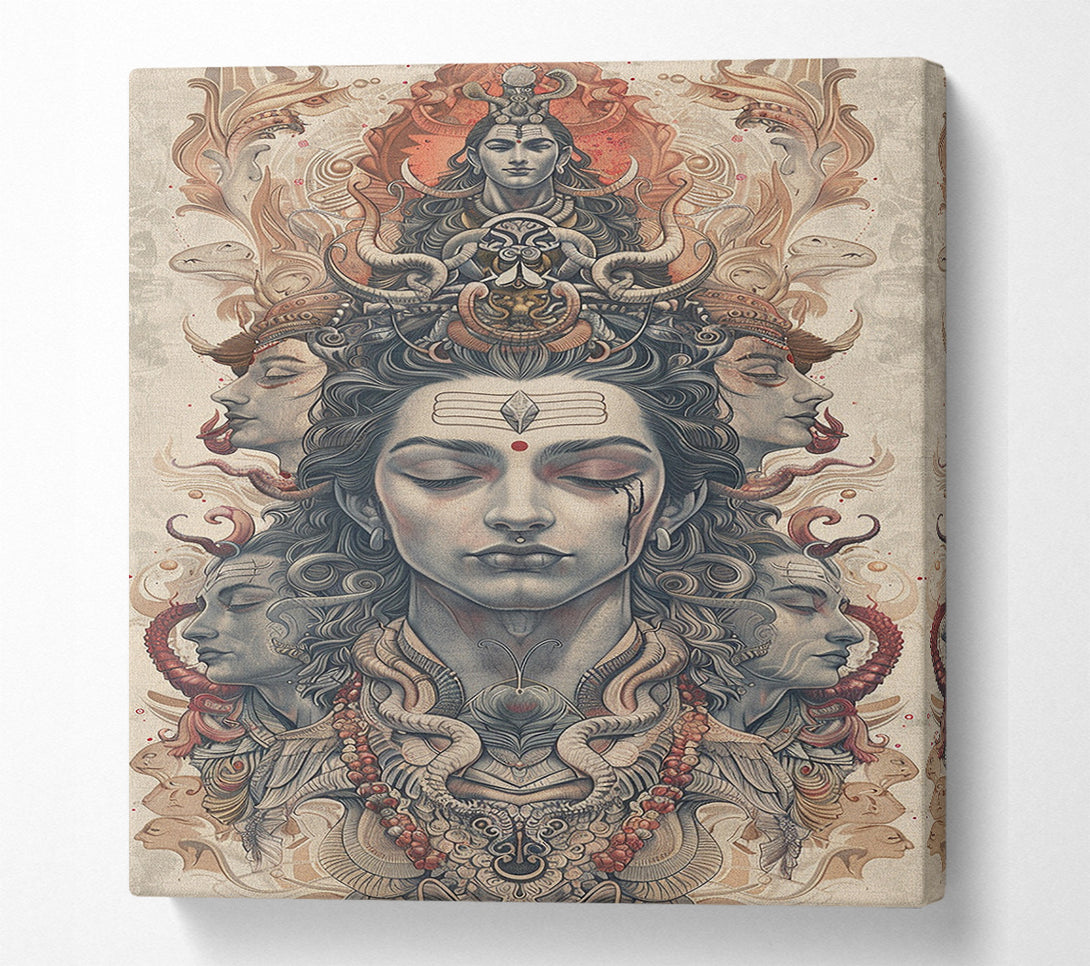  A Canvas Print of Shiva, The Destroyer Canvas Art