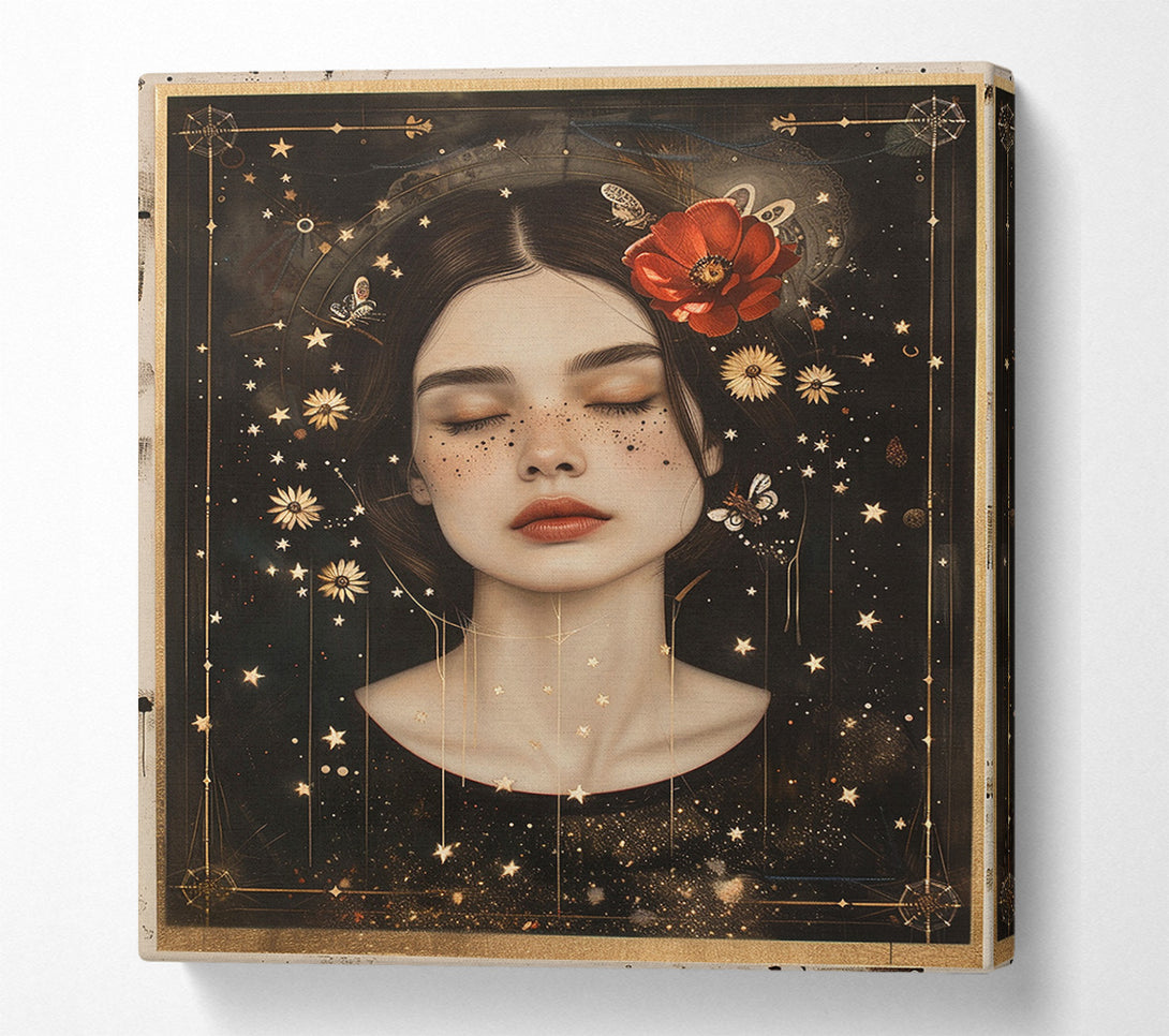  A Canvas Print of Dark Stars Beauty Canvas Wall Art