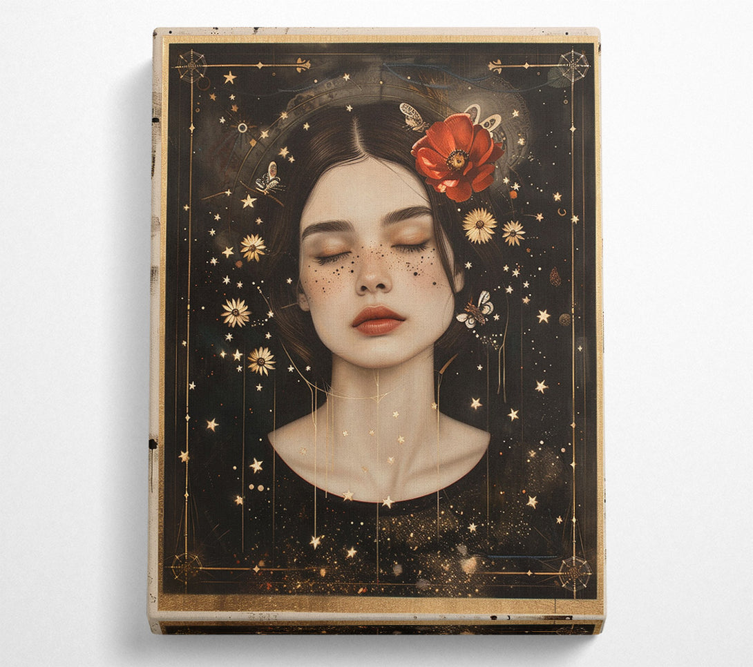  A Canvas Print of Dark Stars Beauty Canvas Wall Art