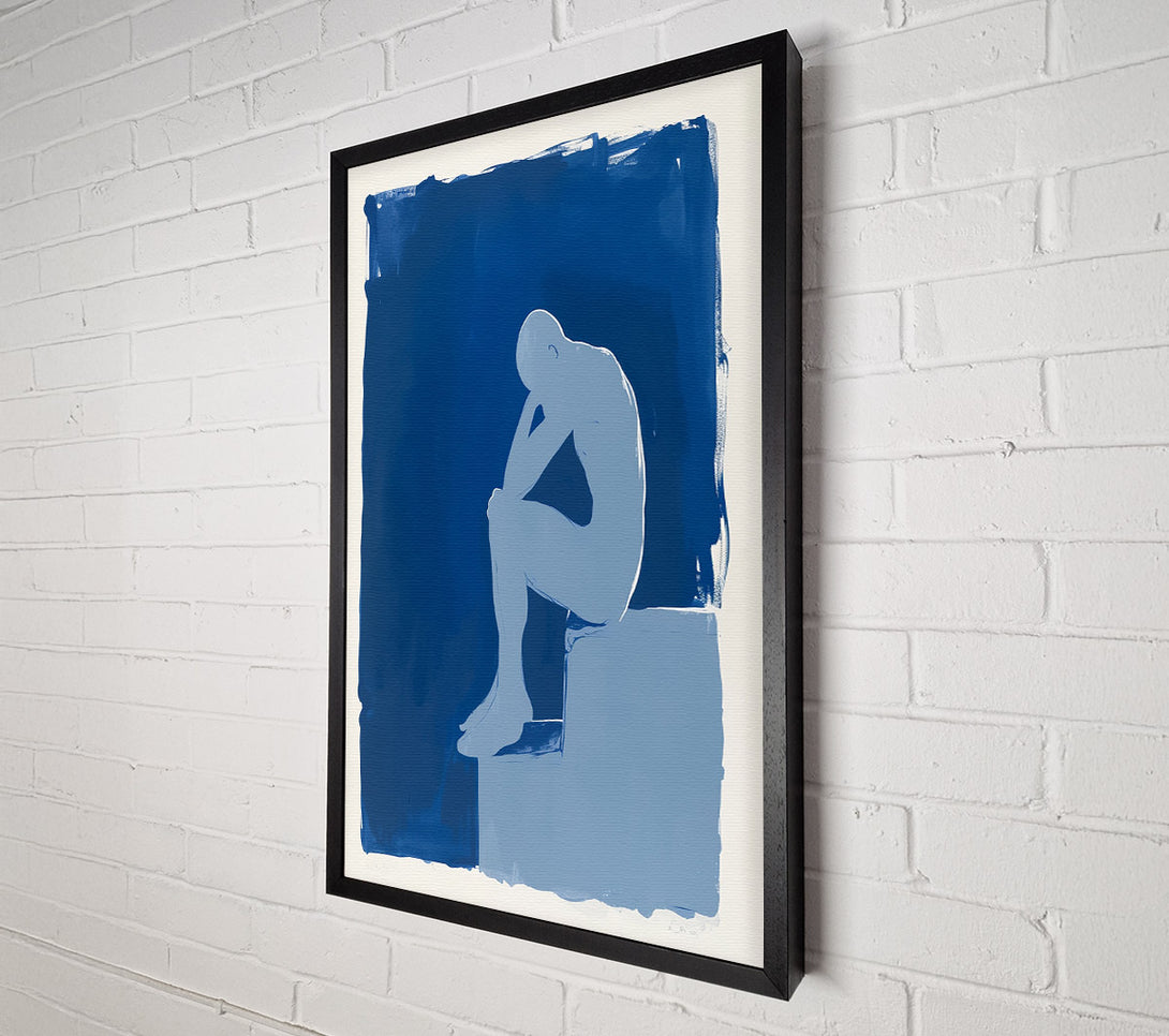  A Canvas Print of Blue Reflection Canvas Art