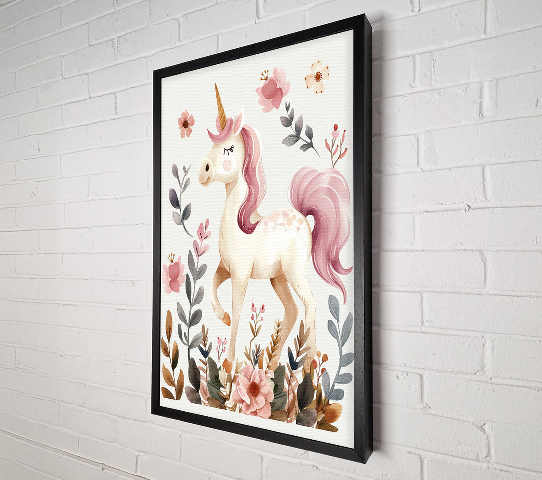  A Canvas Print of Graceful Unicorn Canvas Art